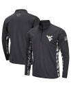 【送料無料】 コロシアム メンズ ジャケット・ブルゾン アウター Men's Charcoal West Virginia Mountaineers OHT Military-Inspired Appreciation Digi Camo Quarter-Zip Jacket Charcoal