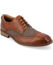 【送料無料】 トーマスアンドバイン メンズ ドレスシューズ シューズ Men's Filmore Tru Comfort Foam Wingtip Dress Shoes Cognac