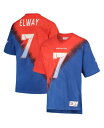 【送料無料】 ミッチェル&ネス メンズ Tシャツ トップス Men's John Elway Orange Royal Denver Broncos Retired Player Name and Number Diagonal Tie-Dye V-Neck T-shirt Orange, Royal