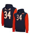 【送料無料】 ミッチェル&ネス メンズ パーカー・スウェット フーディー アウター Men's Walter Payton Navy Chicago Bears Retired Player Name and Number Pullover Hoodie Navy(4)