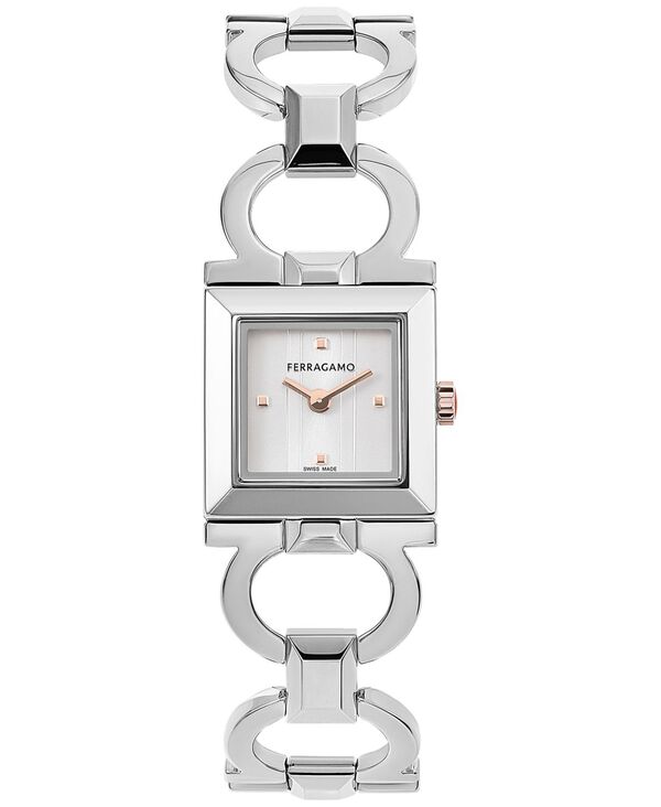 ̵ ȡ ե饬 ǥ ӻ ꡼ Women's Swiss Silver-Tone Bracelet Watch 20mm Stainless Steel