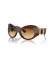 ̵ 륵 ǥ 󥰥饹 ꡼ Women's Sunglasses Gradient VE4462 Transparent Brown