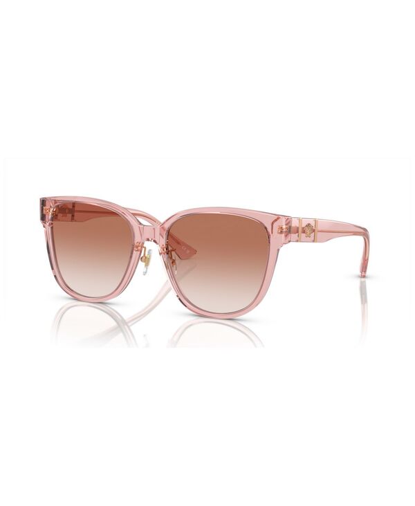 ヴェルサーチ 【送料無料】 ヴェルサーチ レディース サングラス・アイウェア アクセサリー Women's Sunglasses Gradient VE4460D Peach Transparent