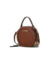 【送料無料】 MKFコレクション レディース ショルダーバッグ バッグ Lydie Women's Cross body Shoulder Bag by Mia K Cognac