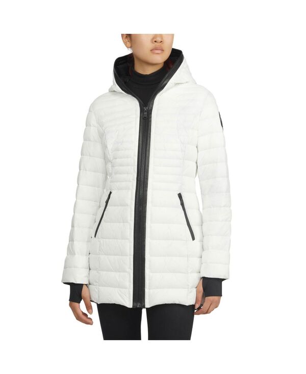 【送料無料】 パジャール レディース ジャケット・ブルゾン アウター Women's Lyvien Packable Light Weight Puffer Coat with Fixed Hood White opal
