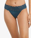 【送料無料】 メイデンフォーム レディース パンツ アンダーウェア Sexy Must Have Sheer Lace Thong Underwear DMESLT Urchin Teal