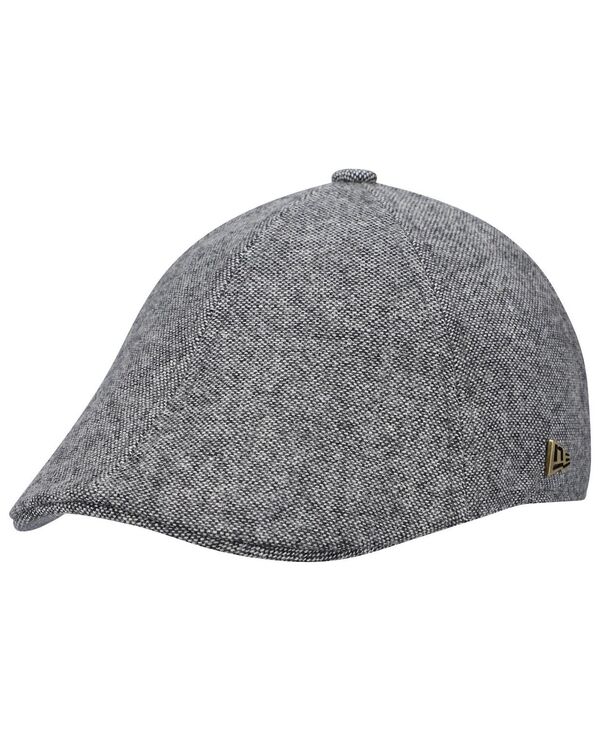 【送料無料】 ニューエラ メンズ 帽子 アクセサリー Men's New England Patriots Peaky Duckbill Fitted Hat Heathered Charcoal