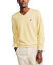 yz iEeBJ Y jbgEZ[^[ AE^[ Men's Navtech Performance Classic-Fit Soft V-Neck Sweater French Vanilla