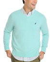 【送料無料】 ナウティカ メンズ ニット セーター アウター Men 039 s Navtech Performance Classic-Fit Soft V-Neck Sweater Mint Jade Heather