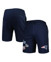 【送料無料】 ニューエラ メンズ ハーフパンツ・ショーツ ボトムス Men's Navy New England Patriots Historic Champs Shorts Navy(4)