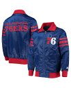 【送料無料】 スターター メンズ 帽子 アクセサリー Men's Royal Philadelphia 76Ers The Captain Ii Full-Zi...