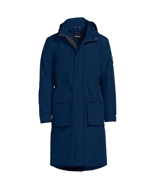 ランズエンド メンズ アウター コート Lands' End Men's Squall Waterproof Insulated Winter Stadium Coat Deep sea navy ネイビー