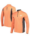 【送料無料】 コロシアム メンズ ジャケット ブルゾン アウター Men 039 s Heathered Orange Black Oklahoma State Cowboys Audible Quarter-Zip Pullover Windshirt Jacket Heathered Orange, Black