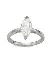 yz `[Y Ah Ro[h fB[X O ANZT[ Moissanite Marquise Solitaire Ring (1 3/4 ct. t.w. Diamond Equivalent) in Sterling Silver Sterling Silver