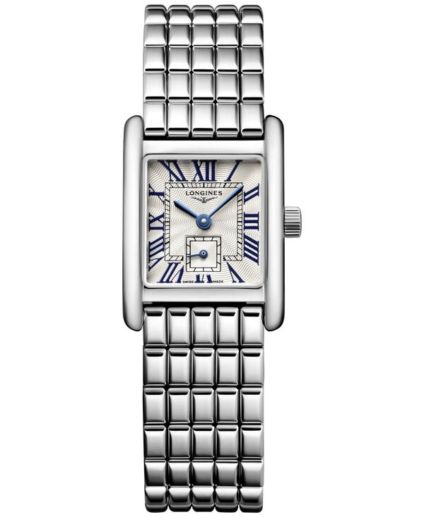 【送料無料】 ロンジン レディース 腕時計 アクセサリー Women's Swiss Mini DolceVita Stainless Steel Bracelet Watch 22x29mm Stainless Steel