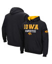 【送料無料】 コロシアム メンズ パーカー・スウェット フーディー アウター Men's Black Iowa Hawkeyes Sunrise Pullover Hoodie Black