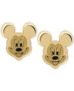 yz fBYj[ fB[X sAXECO ANZT[ Children's Mickey Mouse Head Stud Earrings in 14k Gold Yellow Gold