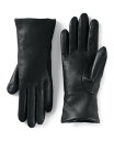 yz YGh fB[X  ANZT[ Women's EZ Touch Screen Cashmere Lined Leather Gloves Black