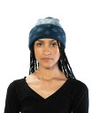 【送料無料】 マーカスアドレール レディース 帽子 ニットキャップ アクセサリー Flower Cuff Beanie Navy