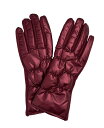 【送料無料】 マーカスアドレール レディース 手袋 アクセサリー Puffer Touchscreen Glove Burgendy