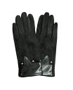 【送料無料】 マーカスアドレール レディース 手袋 アクセサリー Faux Suede Touchscreen Glove Black