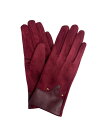 【送料無料】 マーカスアドレール レディース 手袋 アクセサリー Faux Suede Touchscreen Glove Burgendy