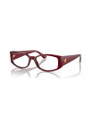 【送料無料】 ヴェルサーチ レディース サングラス・アイウェア アクセサリー Women's Eyeglasses VE3343 Bordeaux