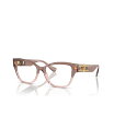 【送料無料】 ヴェルサーチ レディース サングラス・アイウェア アクセサリー Women's Eyeglasses VE3347 Pink Transparen...