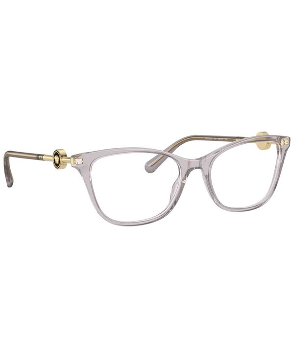 【送料無料】 ヴェルサーチ レディース サングラス・アイウェア アクセサリー Women's Eyeglasses VE3293 Transparent Gray