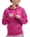 【送料無料】 リーボック レディース パーカー・スウェット フーディー アウター Women's Identity Left Logo Fleece Hoodie Semi Proud Pink/white