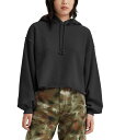 【送料無料】 リーバイス レディース シャツ トップス Women 039 s Palo Alto Blouson-Sleeve Cropped Hoodie Caviar