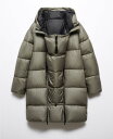 マンゴ 【送料無料】 マンゴ レディース ジャケット・ブルゾン アノラック アウター Women's Hooded Padded Anorak Khaki