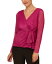 【送料無料】 アドリアナ パペル レディース シャツ トップス Women's Metallic V-Neck Side-Tie Top M..