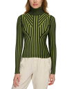 【送料無料】 ダナキャランニューヨーク レディース ニット セーター アウター Women 039 s Printed Turtleneck Long-Sleeve Sweater Black/limonata