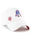 【送料無料】 47ブランド レディース 帽子 アクセサリー Women's White New England Patriots Confetti Icon Clean Up Adjustable Hat White