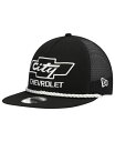  ニューエラ メンズ 帽子 アクセサリー Men's Black Chevrolet Golfer Snapback Hat Black