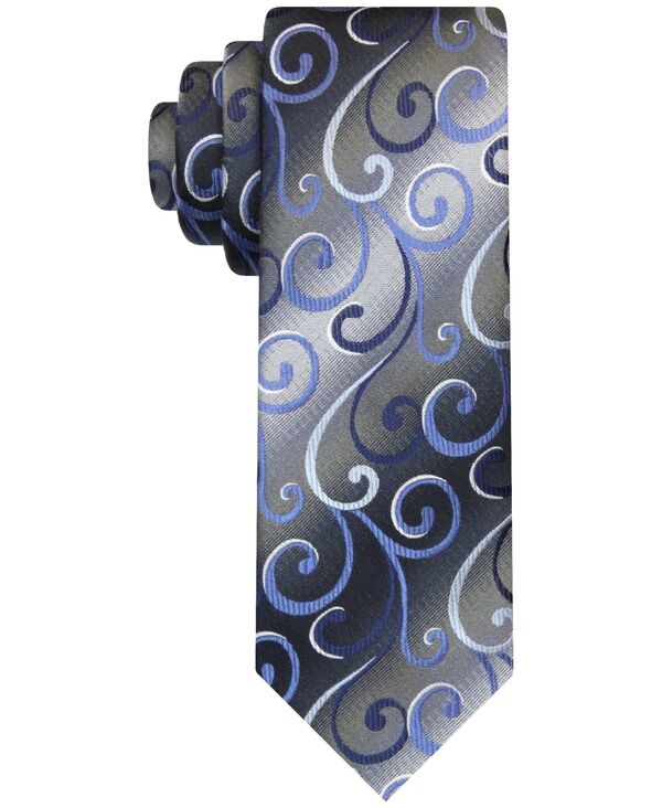 yz @nEZ Y lN^C ANZT[ Men's Shimmering Swirl Tie Navy