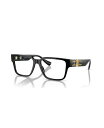 【送料無料】 ヴェルサーチ メンズ サングラス・アイウェア アクセサリー Men's Eyeglasses VE3346 Black(4)