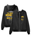  ミッチェル&ネス メンズ ジャケット・ブルゾン アウター Men's and Women's Bleacher Report x Golden State Warriors Backstage Crew Hoodie Full-Zip Jacket Black