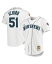 【送料無料】 ミッチェル&ネス メンズ シャツ トップス Men's Ichiro Suzuki White Seattle Mariners 2001 MLB All-Star Game Cooperstown Collection Authentic Jersey White