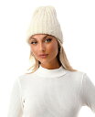 【送料無料】 マーカスアドレール レディース 帽子 ニットキャップ アクセサリー Women's Cozy Stretch Ribbed Knit Cuff Beanie Ivory