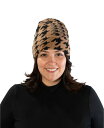 【送料無料】 マーカスアドレール レディース 帽子 ニットキャップ アクセサリー Houndstooth Cuff Beanie Camel