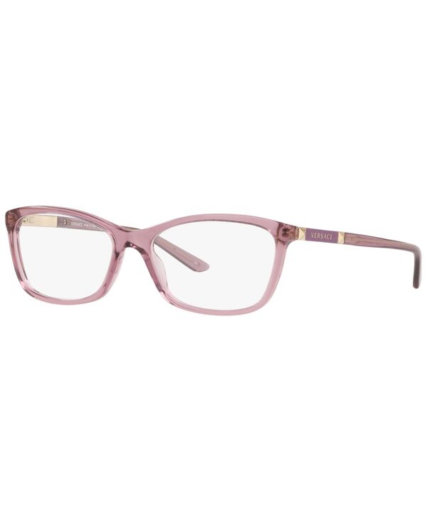 【送料無料】 ヴェルサーチ レディース サングラス・アイウェア アクセサリー Women's Eyeglasses VE3186 Transparent Violet