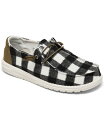 【送料無料】 ヘイデュード レディース スニーカー シューズ Women's Wendy Plaid Casual Sneakers from Finish L...