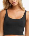 yz CftH[ fB[X uW[ A_[EFA M Smoothing Seamless Cropped Cami DMS105 Black