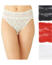 【送料無料】 ビーテンプテッド レディース パンツ アンダーウェア Women's 3-Pk. Lace Kiss High-Leg Underwear 970...