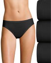 【送料無料】 ヘインズ レディース パンツ アンダーウェア Women's 3-Pk. Moderate Period Bikini Underwear 42F...