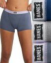 【送料無料】 ヘインズ レディース パンツ アンダーウェア Women's 3-Pk. Originals Ultimate Boxer Brief Under...