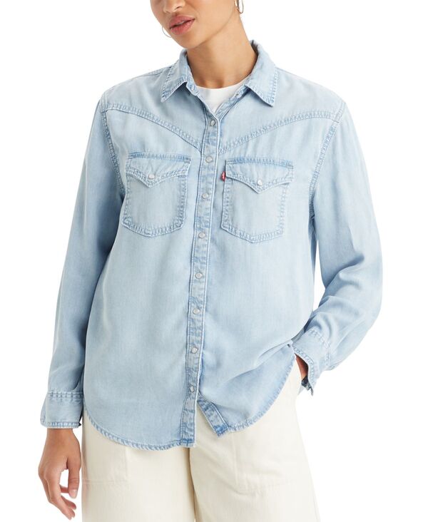 リーバイス レディース トップス シャツ Levi's Sawyer Western Shirt Take The Cake