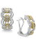 ե ǥ ԥ ꡼ Duo by EFFY® Diamond Hoop Earrings (1-1/5 ct. t.w.) in 14k Gold and White Gold Two-Tone